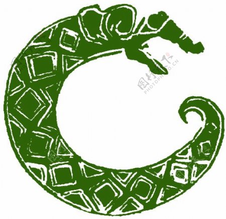 位图动物蛇色彩绿色免费素材