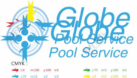 泳池清洁公司logo图片