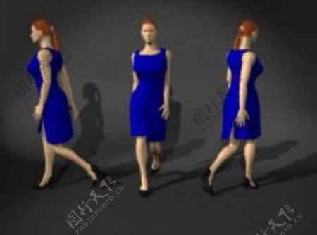 人物女性3d模型设计免费下载人体模型42
