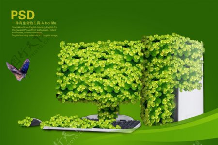 绿色创意图片
