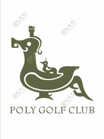 保利高尔夫简易logo图片