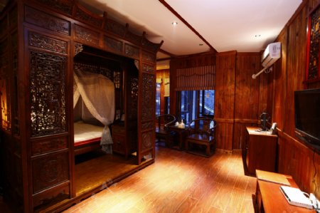 中式卧房