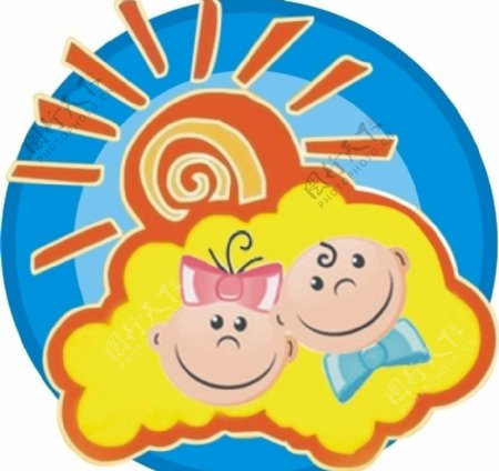 企业儿童logo图片