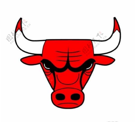 矢量芝加哥公牛标志ChicagoBulls