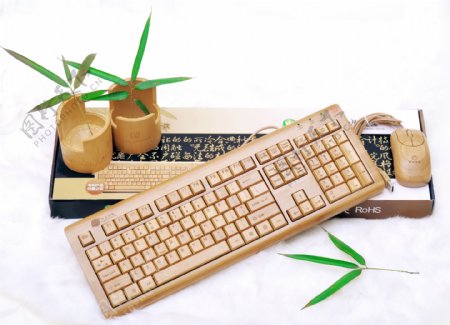 竹键盘图片