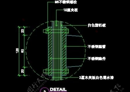 服务台装修施工图纸cad详图素材42