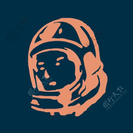 印花矢量图人物宇航员航天员男装免费素材