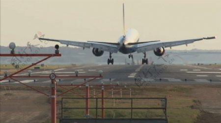 大型飞机着陆股票视频视频免费下载