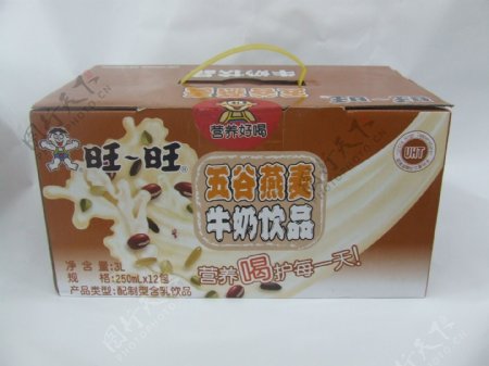 旺旺五谷燕麦牛奶礼盒图片