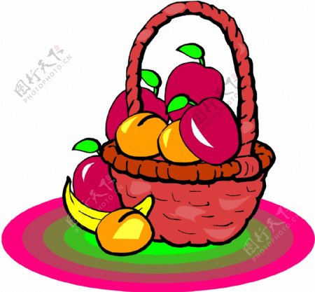 蔬菜水果卡通漫画