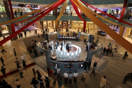 迪拜塔购物中心中庭图片
