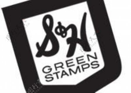 SH绿色邮票