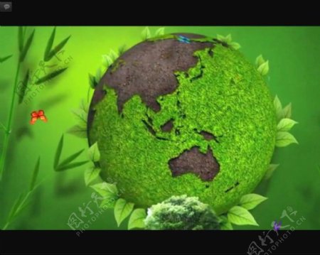 绿色环保地球视频素材素材下载