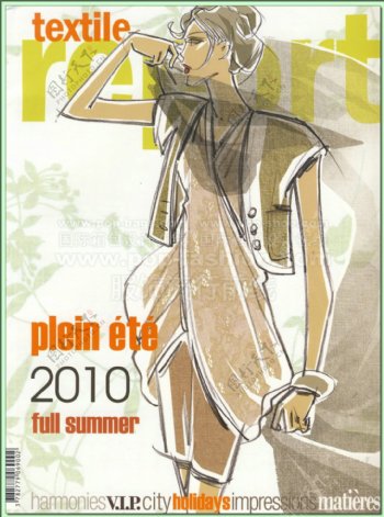 2010法国春夏女装设计手稿