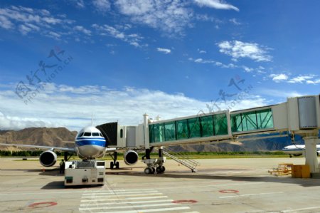 西藏机场图片