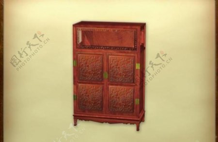 中国古典家具柜子0033D模型