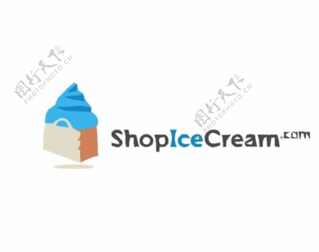 冰激凌logo图片