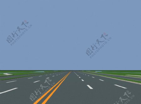 道路3D模型图片