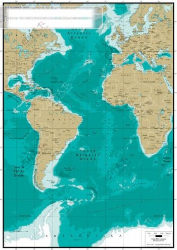 大西洋地图