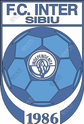 足球俱乐部国际锡比乌晚80的标志
