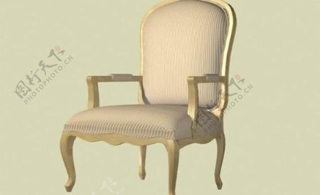 传统家具椅子3D模型A002