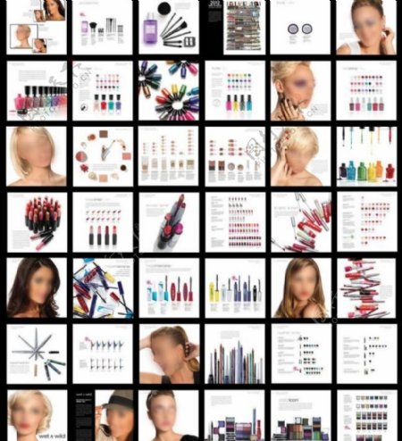 化妆品画册图片