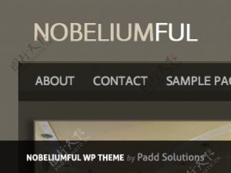 nobeliumfulWP的WordPress主题网站