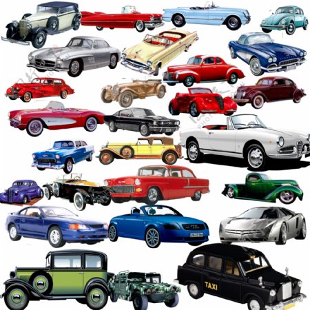 各种车模型