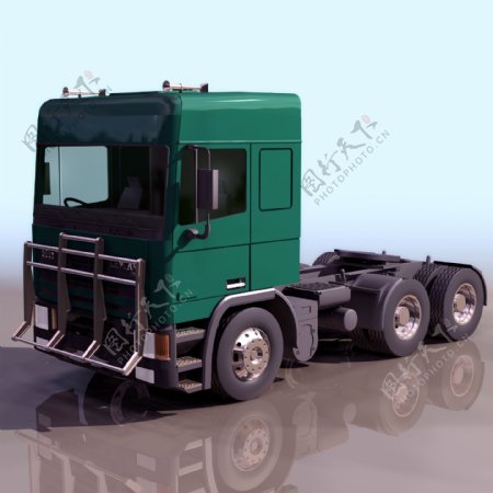 机动卡车3d模型