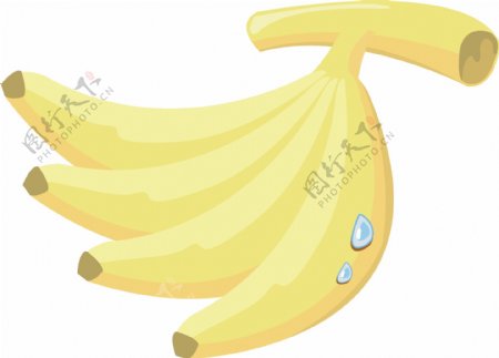 矢量香蕉卡通