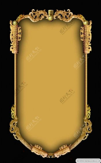 古典皇宫装饰瑰宝PSD模板2