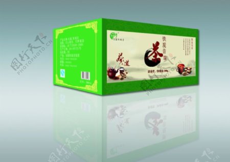 茶叶包装盒设计PSD素材