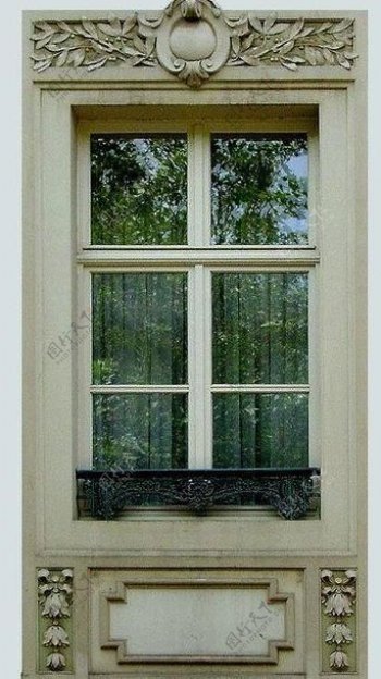 卢森堡建筑风格之门窗3D模型15款