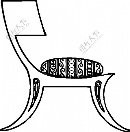 希腊的椅子剪贴画