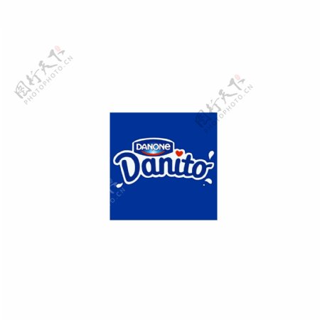 DanoneDanitologo设计欣赏DanoneDanito知名饮料标志下载标志设计欣赏