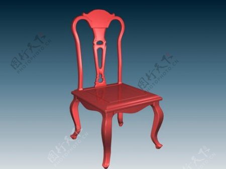 欧式椅子3d模型家具3d模型5