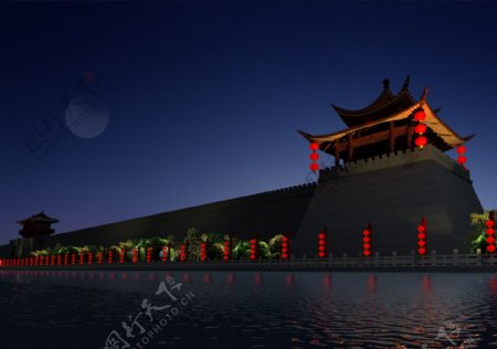 武皇城城墙图片