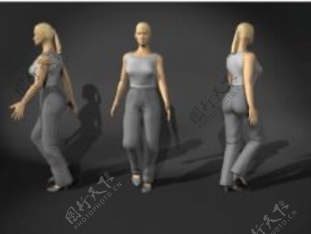 人物女性3d模型设计免费下载女性模型下载46