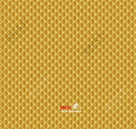 黄色方格立体条纹背景图