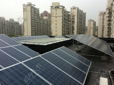 上海大宁绿地光伏发电图片