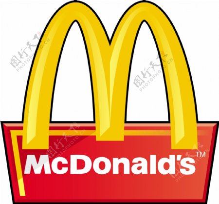 麦当劳的三维标志