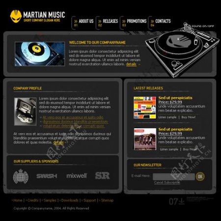音乐娱乐DJ网站