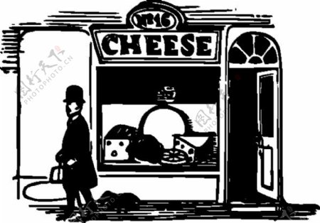汤姆奶酪店剪贴画