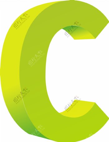 字母C图标素材