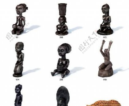 13d非洲风情饰品3dmax模型素材20090315更新