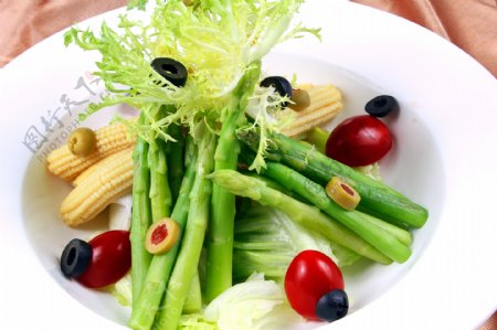 法式蔬菜沙律图片