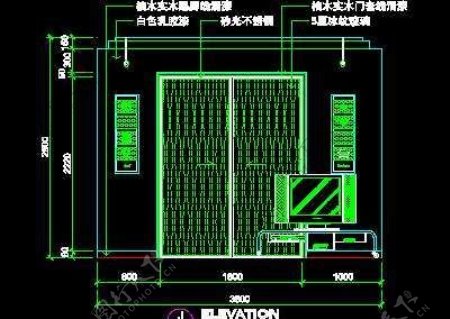 3例复式实例现代简约场景cad详图素材20080906更新37