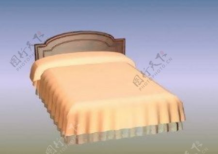 欧式床传统家具3D模型4