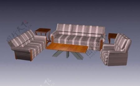 室内家具之外国沙发433D模型
