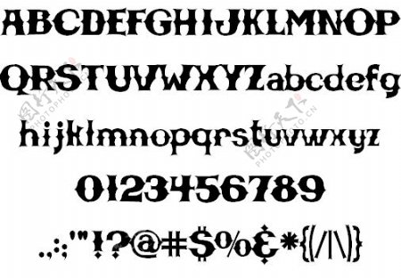 CBGB的字体的字体